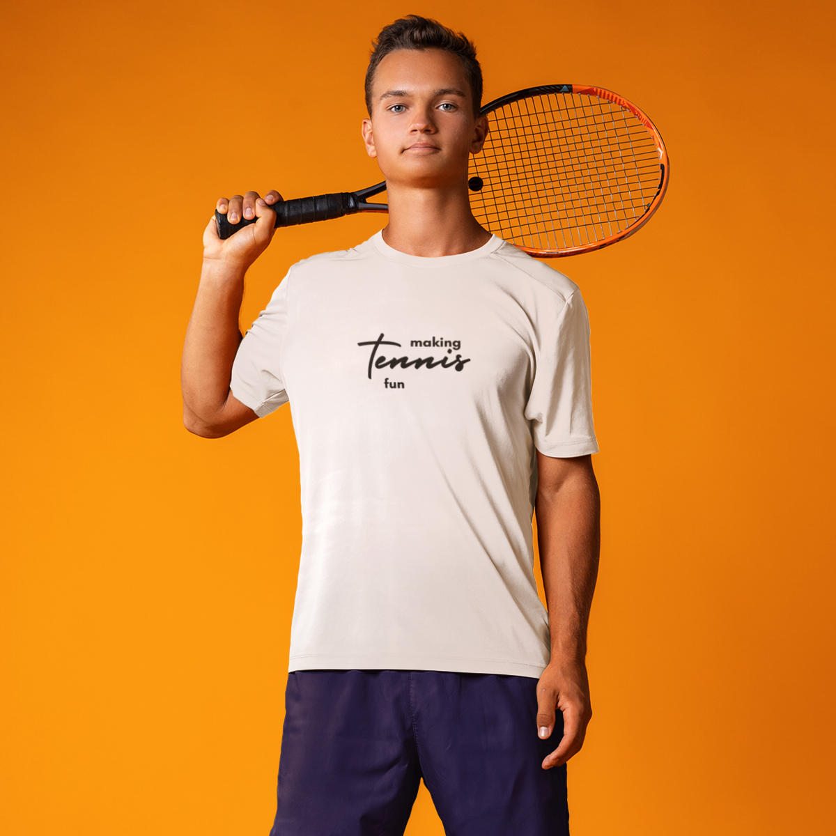 Fun Tennis Tee: Celebrating Tennis Joy