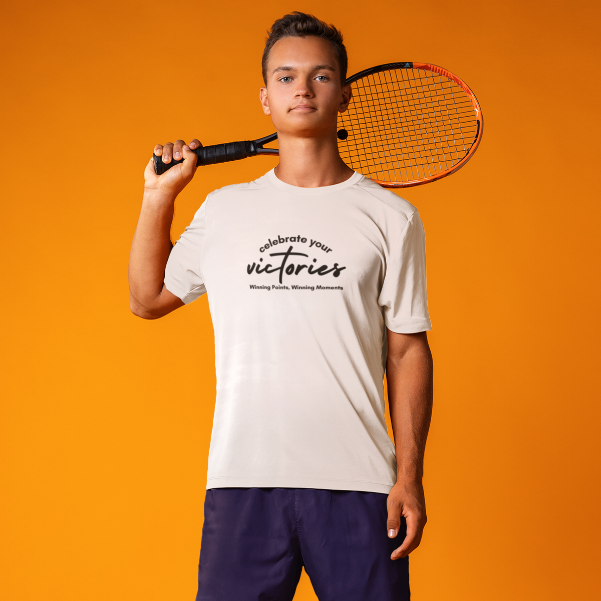 Triumph Tee: Cherishing Tennis Milestones