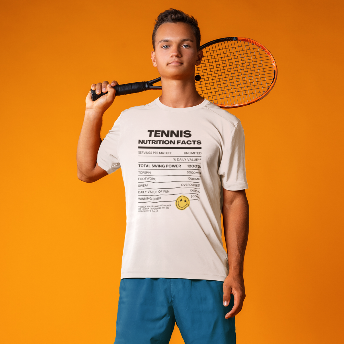 Racquet Recipe Tee: The Fun Formula of Tennis