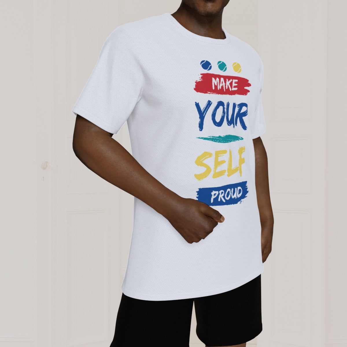 Court Confidence Tee: Play with Pride and Passion