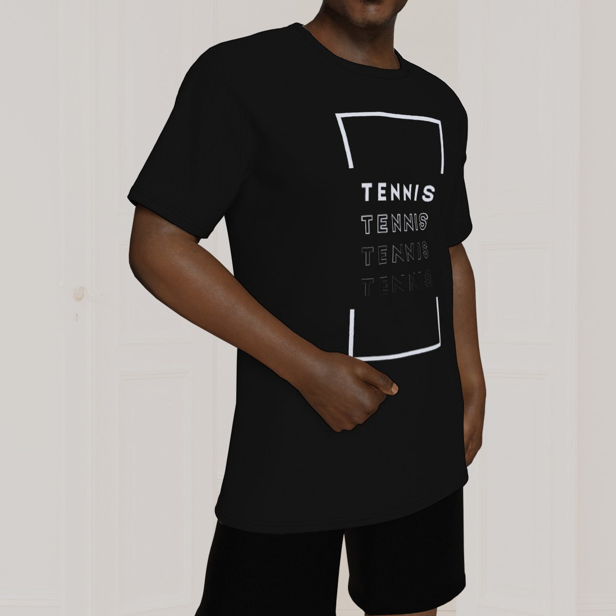 Spectrum Serve Tee: Tennis in Gradient Shades