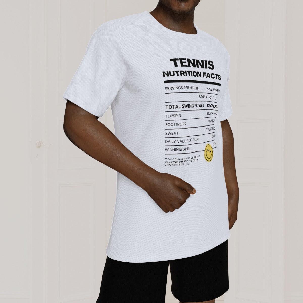 Tennis Nutrition Facts Performance T-Shirt