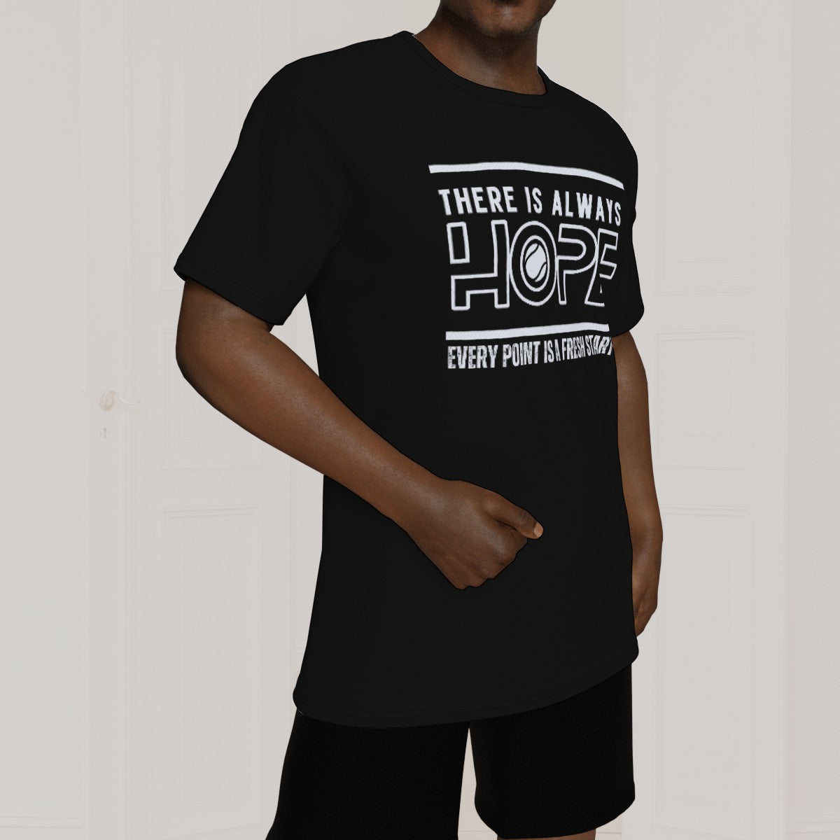 Confidence Court Tee: Trust Your Tennis Journey